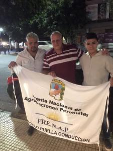 Marcelo Puella junto a nuestros referentes en Chaco.