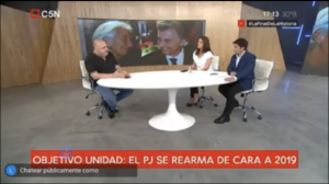 Marcelo Puella en Minuto a Minuto por C5N. 09/11/2018