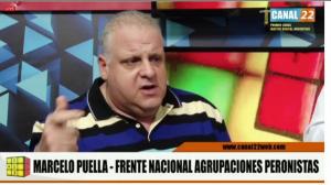 Marcelo Puella en Canal 22 con Santiago Cuneo (10/10/2018)