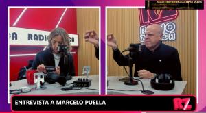 Marcelo Puella durante el programa en vivo "El Arranque" de radio Zónica, 22 de mayo de 2026